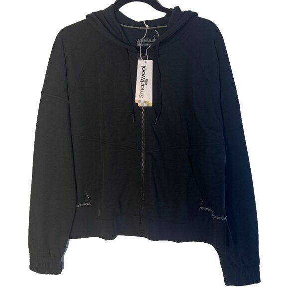 Smartwool Tops - Smartwool Uptempo Hoodie Full Zip Gray Merino Wool Blend Womens Size Large NWT